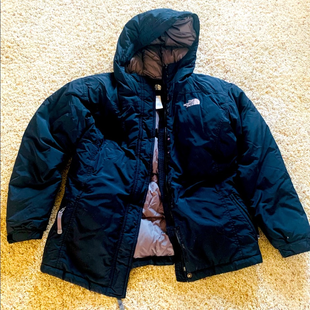 Black North Face Snow Coat XL